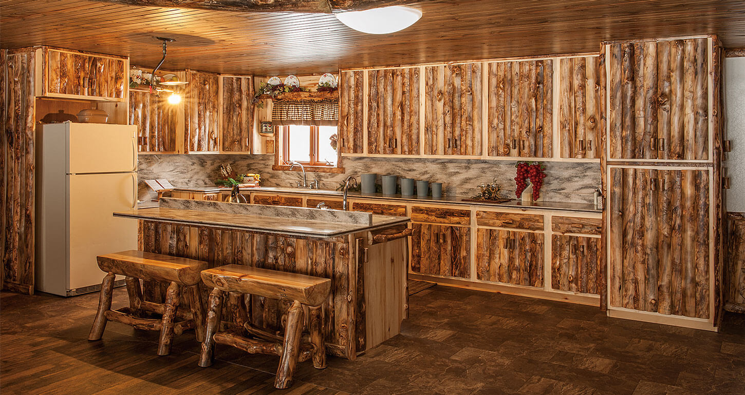 Dutchman Log Furniture Custom Rustic Kitchen
