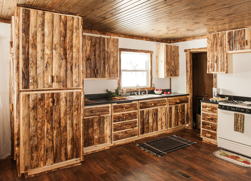 Fireside Log Furniture Full Kitchen Custom Application 2
