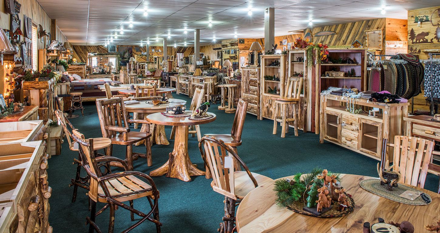 Dutchman Log Furniture Retail Store Showroom