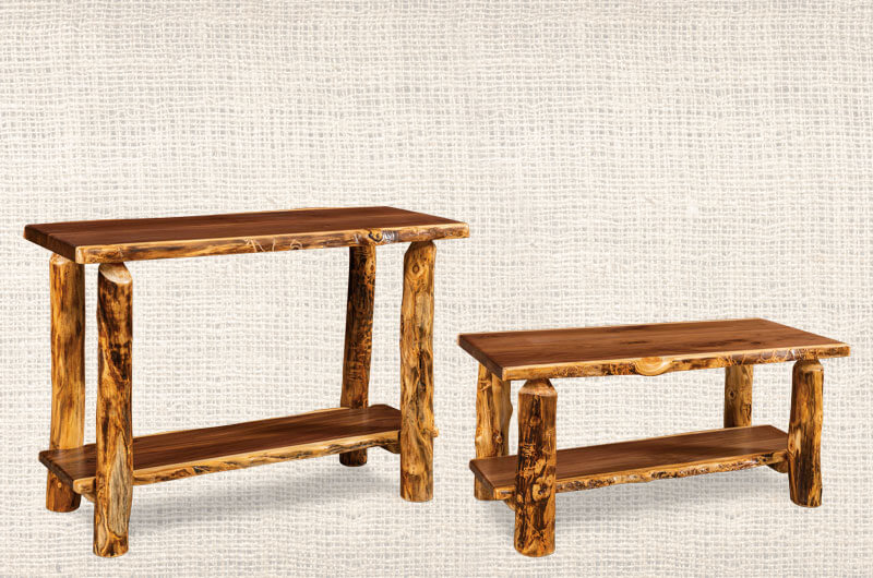 Dutchman Log Furniture Tables