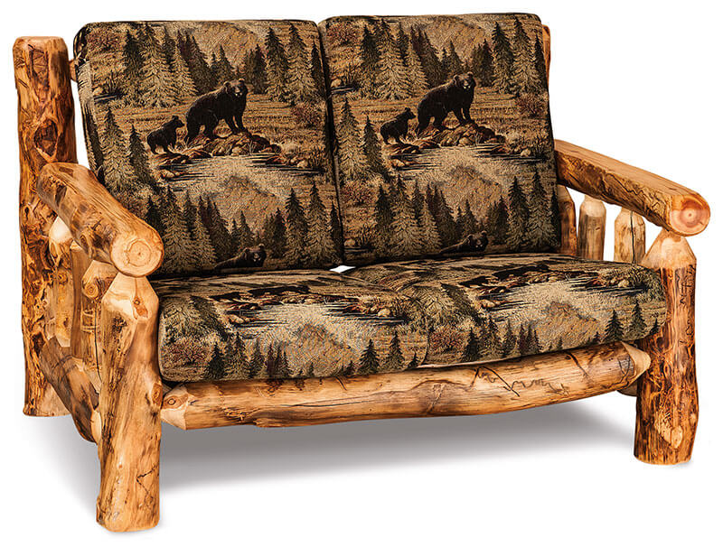 Fireside Log Furniture Loveseat