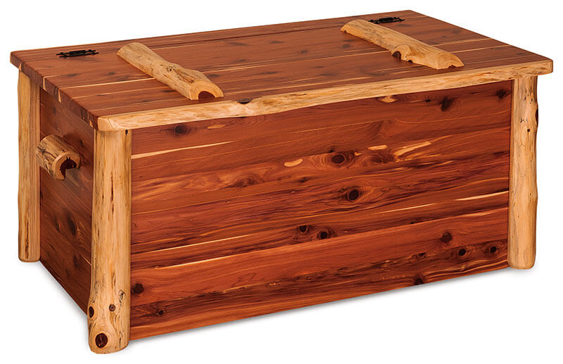 Fireside Log Furniture Hope Chest Red Cedar