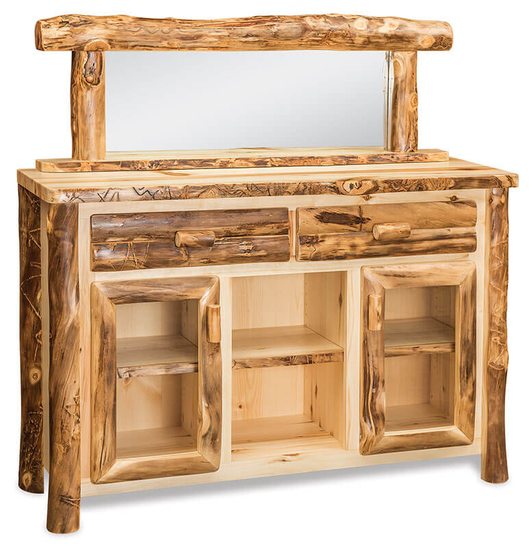 Fireside Log Furniture Sideboard Aspen