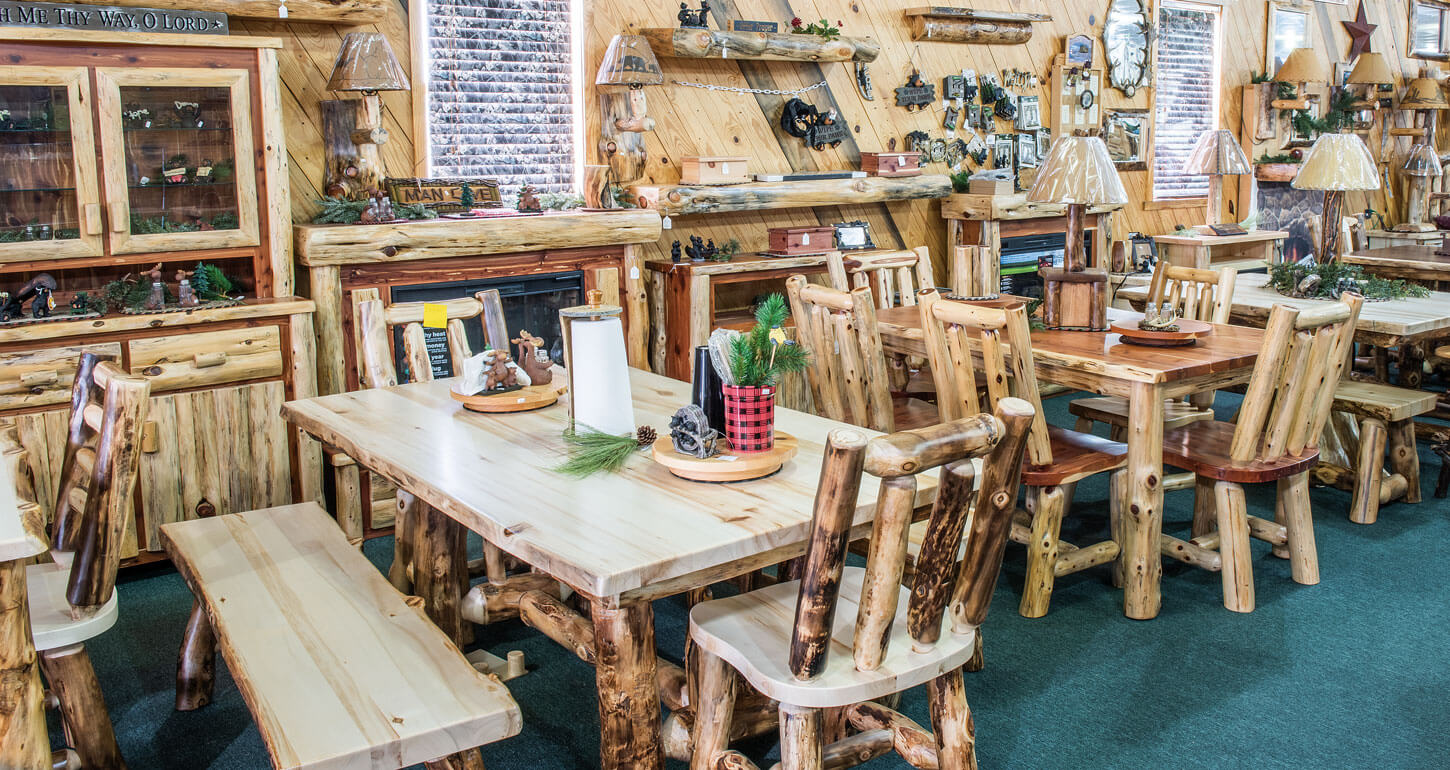 Dutchman Log Furniture Rustic Dining Room Sets