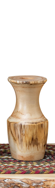 Fireside Log Furniture Vase V-10 Aspen